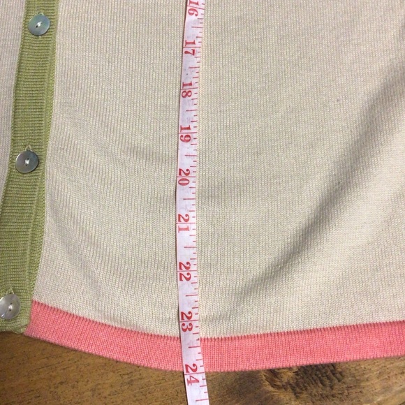 Christopher & Banks 3/4 sleeve button-up sweater - Picture 8 of 9